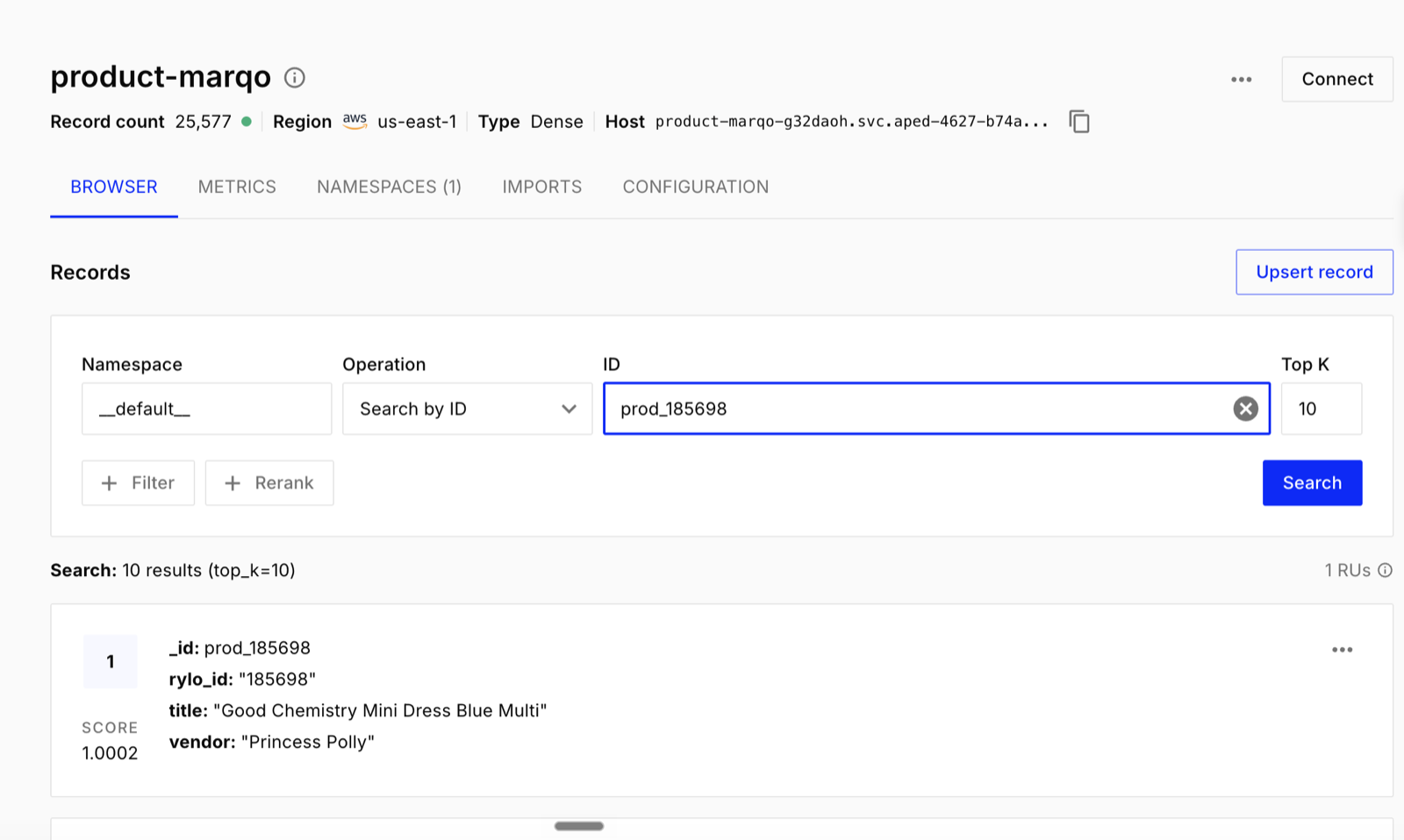 Under the hood: the product vector index powering search.